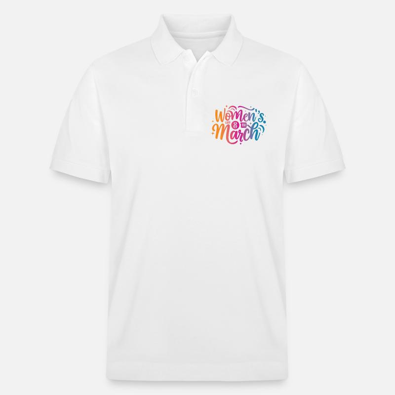Giornata della Donna 8 marzo - Polo ecologica unisex PREPSTER di Stanley/Stella - bianco