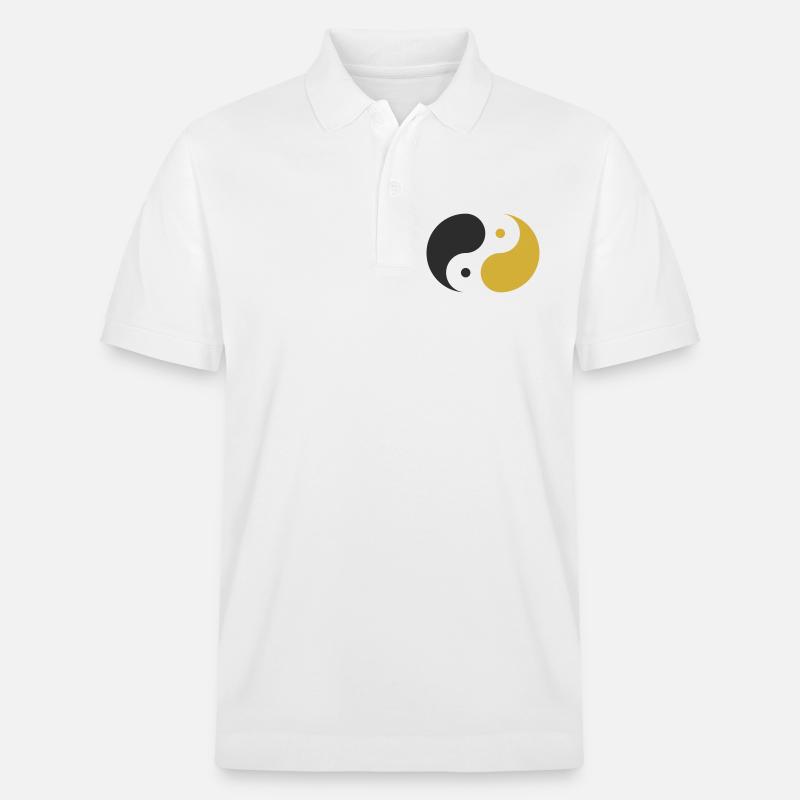 Yin & Yang - Stanley/Stella Unisex Bio-Poloshirt PREPSTER - Weiß