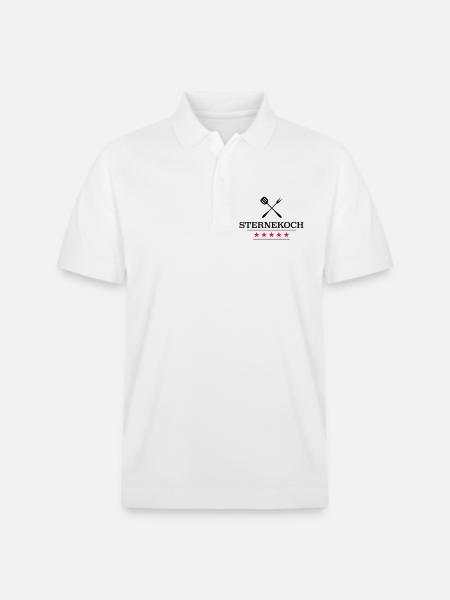 Sternekoch - Stanley/Stella Unisex Bio-Poloshirt PREPSTER - Weiß
