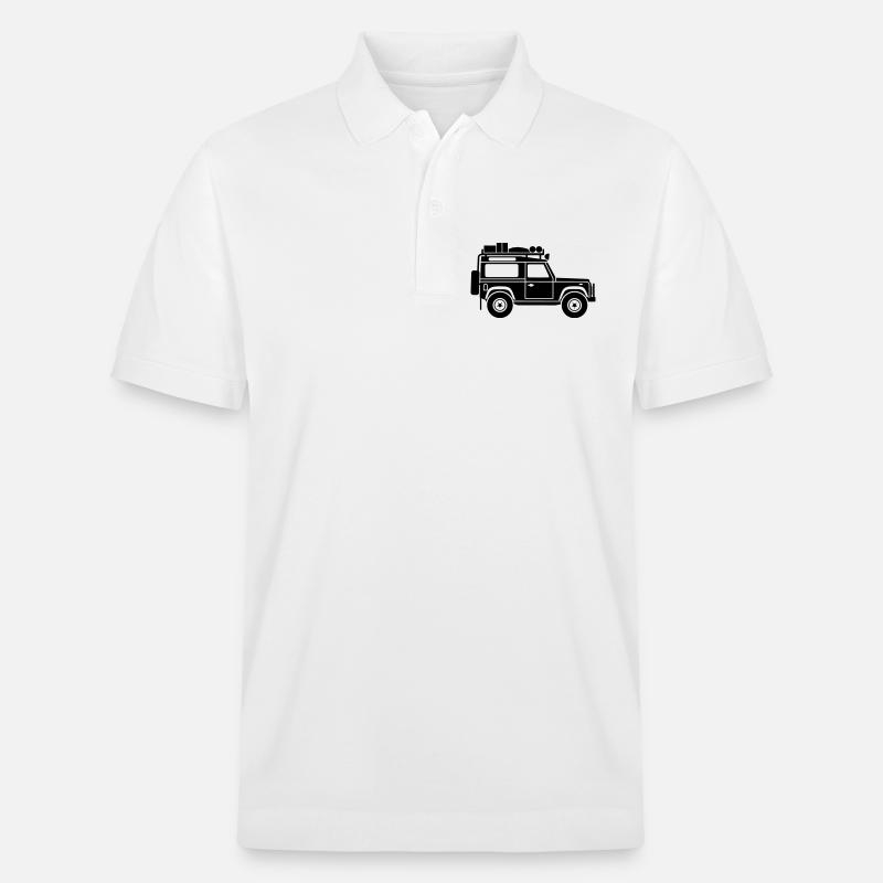 Defender D90 Expedition - Stanley/Stella Unisex Bio-Poloshirt PREPSTER - Weiß