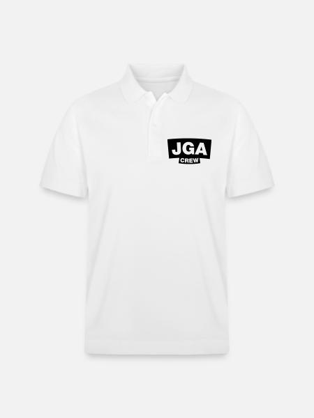 Bachelor Party Crew - Emblem - Stanley/Stella Unisex Organic Polo Shirt PREPSTER - white