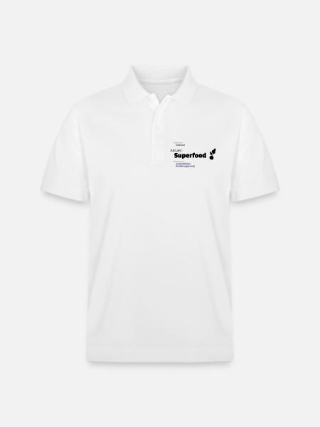 aktuelles Superfood - Stanley/Stella Unisex Bio-Poloshirt PREPSTER - Weiß