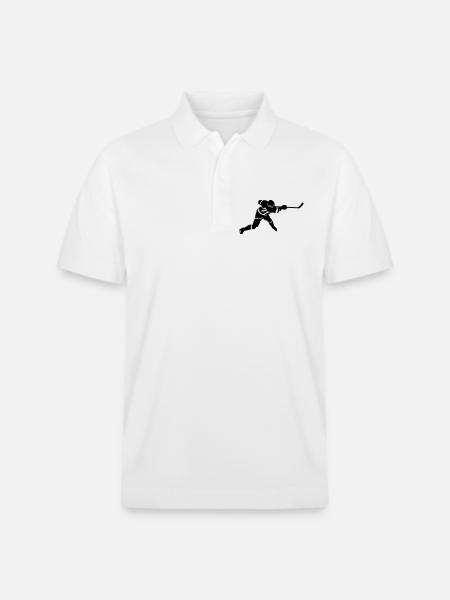 Hockey - Stanley/Stella Unisex Organic Polo Shirt PREPSTER - white