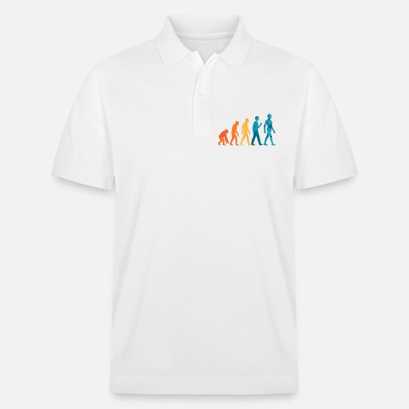 Évolution vers le contour du robot - Polo PREPSTER bio Stanley/Stella Unisexe - blanc