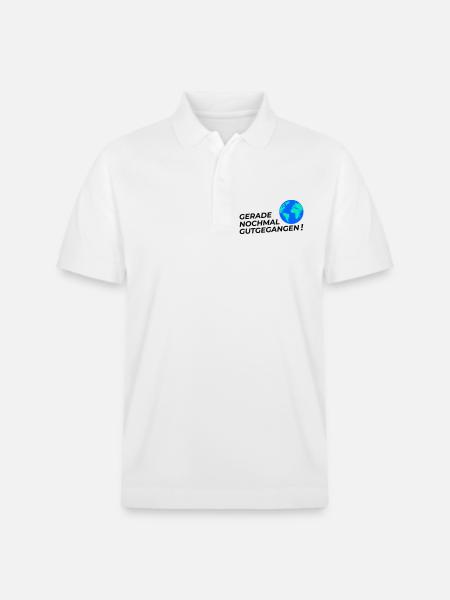 Went well again - Stanley/Stella Unisex Organic Polo Shirt PREPSTER - white