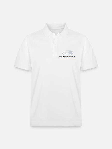 Garage Mode On – Mechanic Biker - Stanley/Stella Unisex Bio-Poloshirt PREPSTER - Weiß