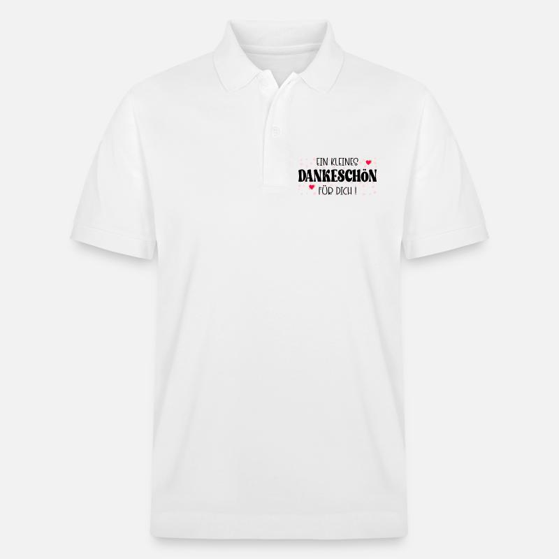 Kleines Dankeschön - Stanley/Stella Unisex Bio-Poloshirt PREPSTER - Weiß