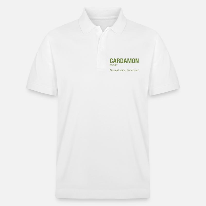 CARDAMON Kardamom - Stanley/Stella Unisex Bio-Poloshirt PREPSTER - Weiß