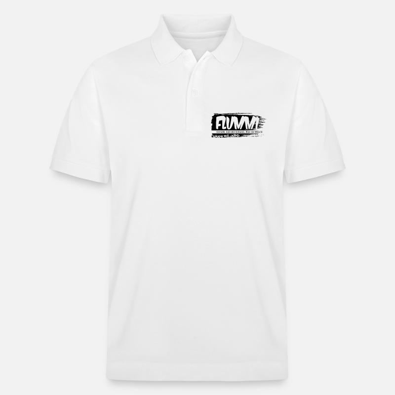 FLUMMI – Leben mit ADHS - Stanley/Stella Unisex Bio-Poloshirt PREPSTER - Weiß