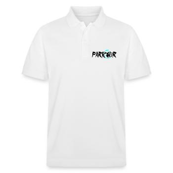Parkour - Polo PREPSTER bio Stanley/Stella Unisexe - blanc - Devant - Roxy (174cm) & Andy (188cm)