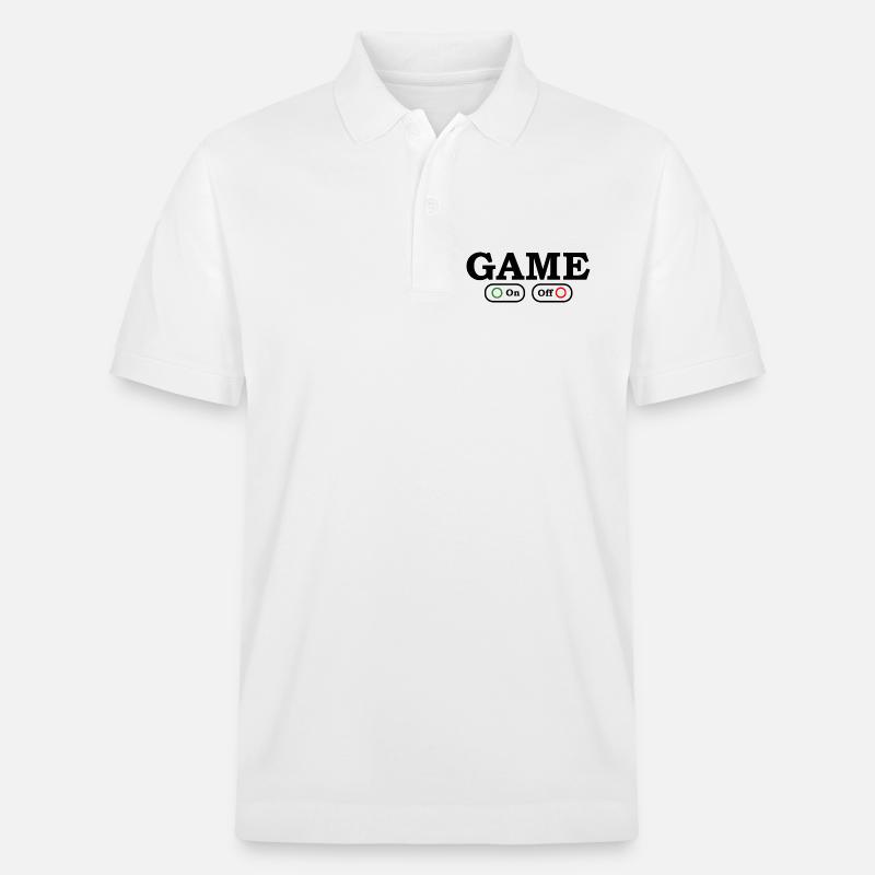 Spielmodus: Ein/Aus - Stanley/Stella Unisex Bio-Poloshirt PREPSTER - Weiß