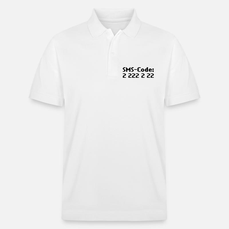 sms-code 2 222 2 22 - Stanley/Stella Unisex Bio-Poloshirt PREPSTER - Weiß