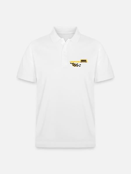 Taxi driver - Stanley/Stella Unisex Organic Polo Shirt PREPSTER - white