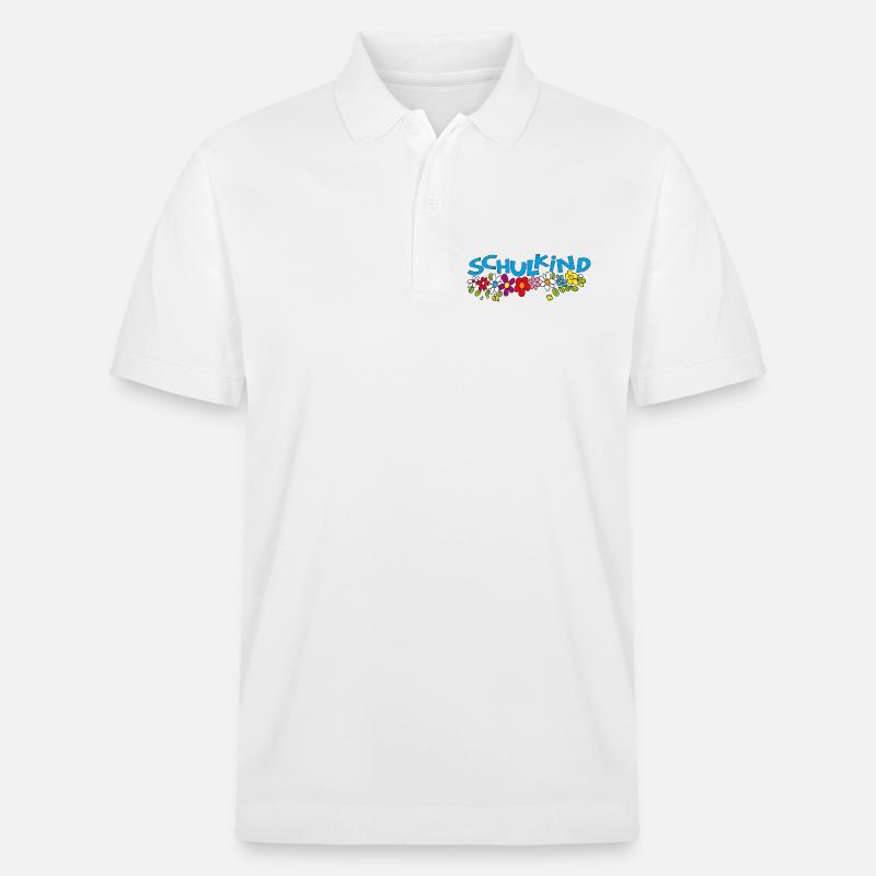 Schulkind - Stanley/Stella Unisex Bio-Poloshirt PREPSTER - Weiß
