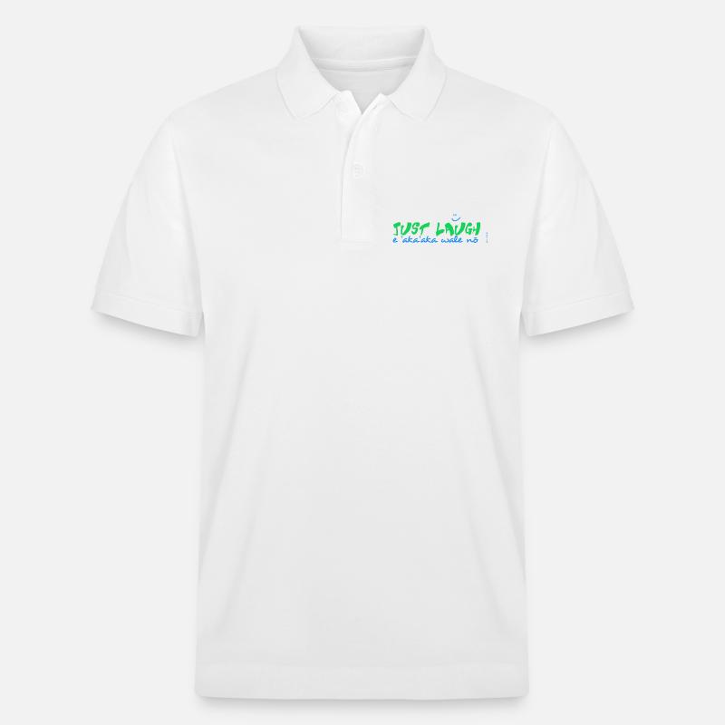 E 'aka'aka wale no - Stanley/Stella Unisex Bio-Poloshirt PREPSTER - Weiß