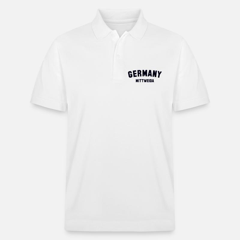 MITTWEIDA Germany - Stanley/Stella Unisex Bio-Poloshirt PREPSTER - Weiß