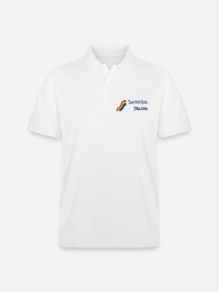 I am what I am - Stanley/Stella Unisex Organic Polo Shirt PREPSTER - white