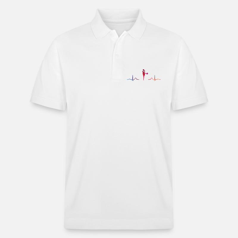 Cheerleader Cheer Mom Cheerleading - Stanley/Stella Unisex Bio-Poloshirt PREPSTER - Weiß