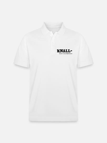 tough businessman - Stanley/Stella Unisex Organic Polo Shirt PREPSTER - white