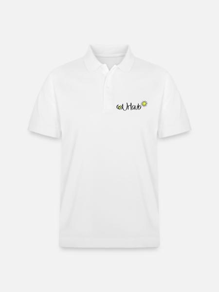 Urlaub in der Sonne - Stanley/Stella Unisex Bio-Poloshirt PREPSTER - Weiß