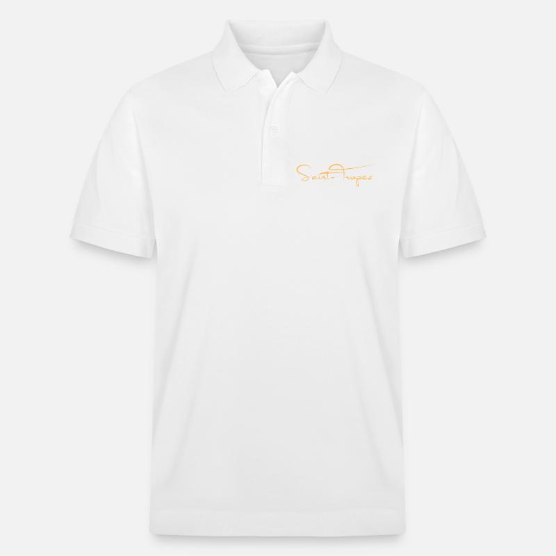 Saint-Tropez - Stanley/Stella Unisex Bio-Poloshirt PREPSTER - Weiß