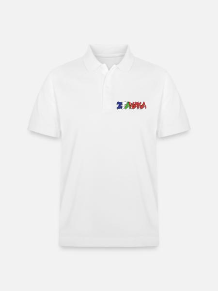 Itawaka - Molukker 4 farver - Stanley/Stella PREPSTER økologisk unisex poloshirt - hvid