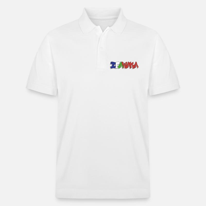 Itawaka - Moluque 4 couleurs - Polo PREPSTER bio Stanley/Stella Unisexe - blanc
