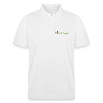Re cklinghausen mit Reh - Stanley/Stella Unisex Bio-Poloshirt PREPSTER - Weiß - Vorne - Roxy (174cm) & Andy (188cm)