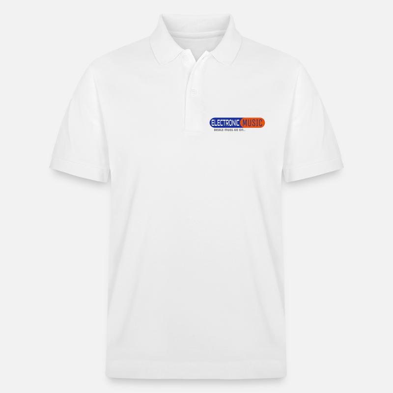 Electronic Music - Stanley/Stella Unisex Bio-Poloshirt PREPSTER - Weiß