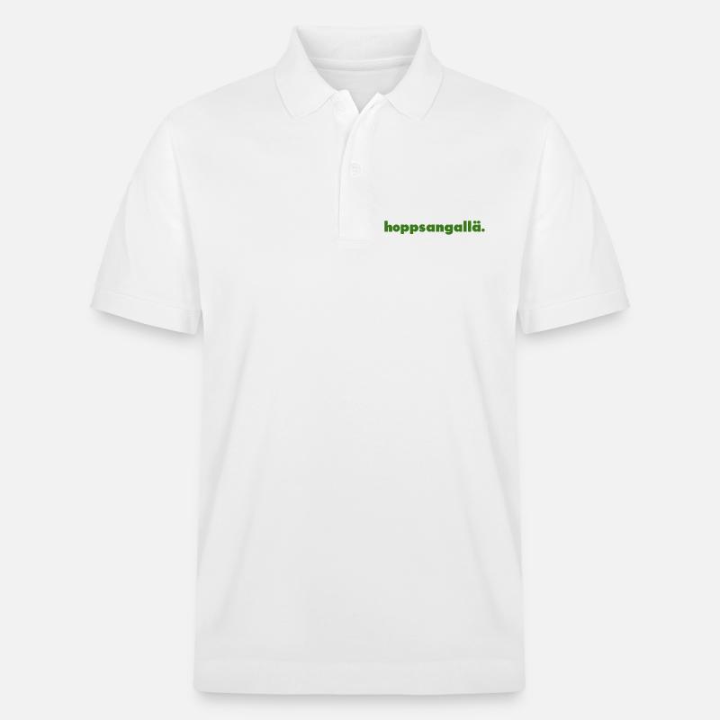 hoppsangallä. - Stanley/Stella Unisex Bio-Poloshirt PREPSTER - Weiß