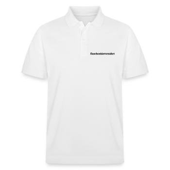 bottled beer - Stanley/Stella Unisex Organic Polo Shirt PREPSTER - white - Front - Roxy (174cm) & Andy (188cm)