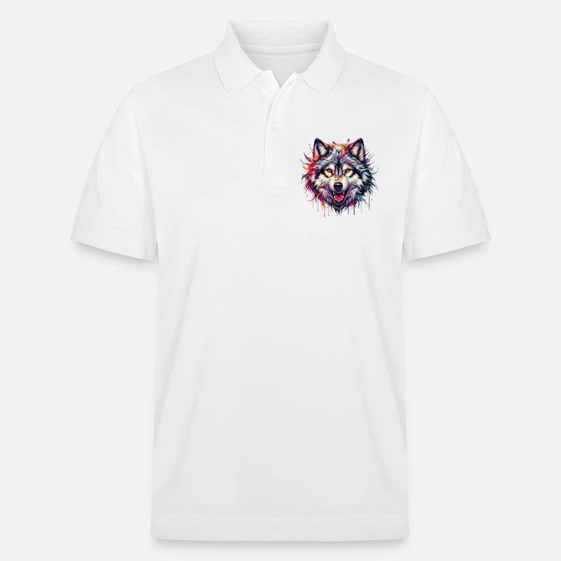 Wolf - Stanley/Stella Unisex Bio-Poloshirt PREPSTER - Weiß