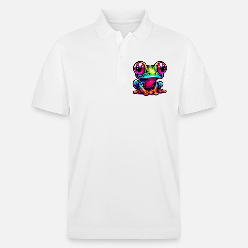 Frosch - Stanley/Stella Unisex Bio-Poloshirt PREPSTER - Weiß