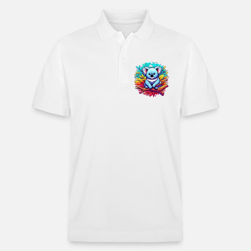 Koala - Polo PREPSTER bio Stanley/Stella Unisexe - blanc