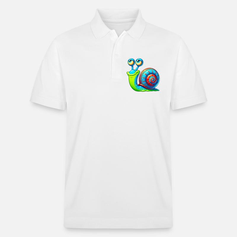 Escargot - Polo PREPSTER bio Stanley/Stella Unisexe - blanc
