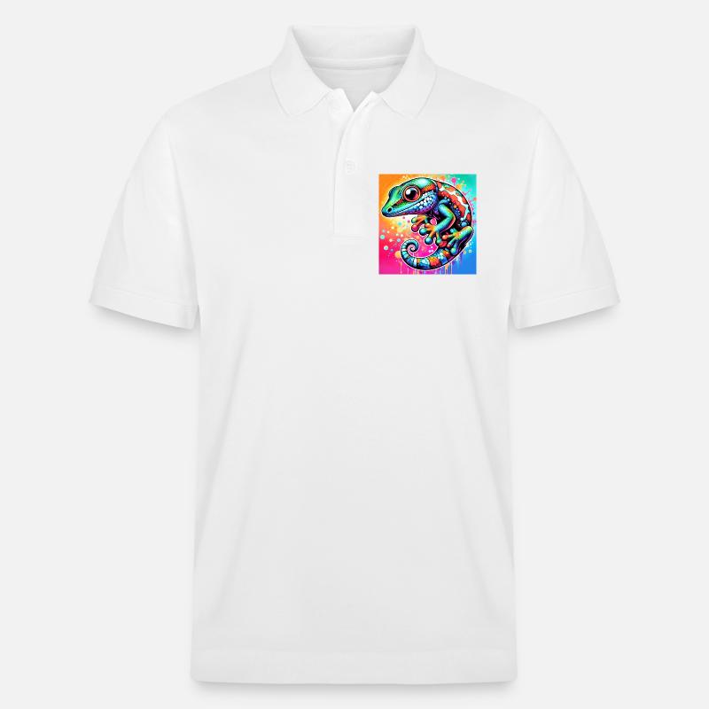 Gecko - Polo PREPSTER bio Stanley/Stella Unisexe - blanc