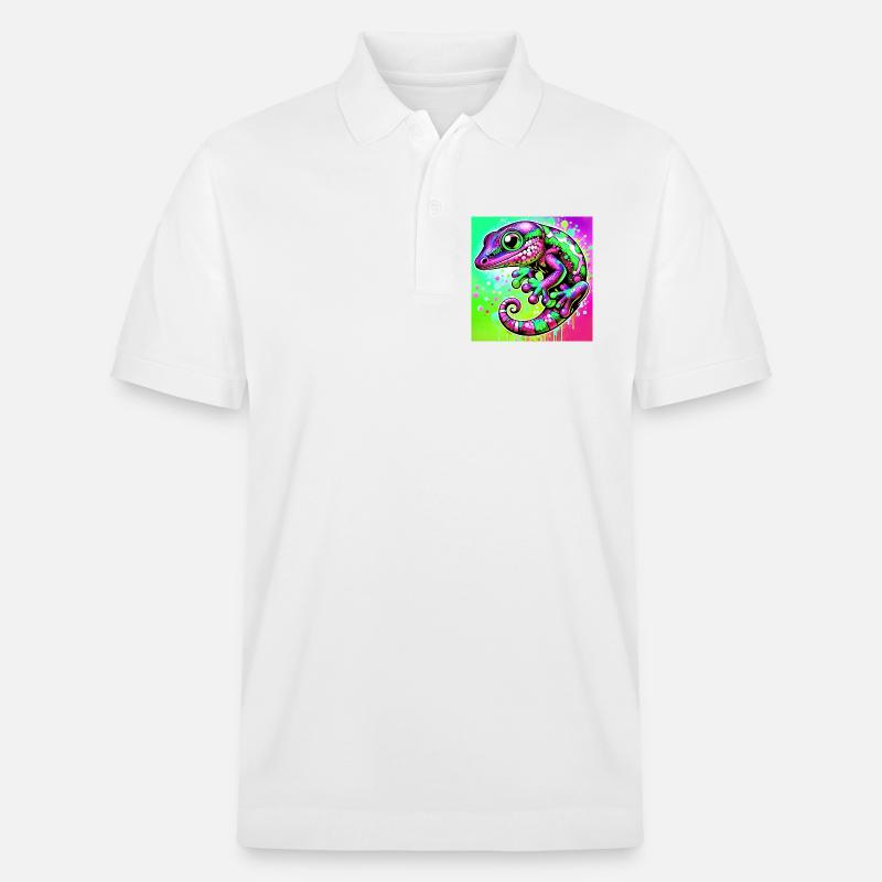 Gecko - Polo PREPSTER bio Stanley/Stella Unisexe - blanc