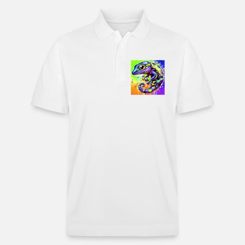 Gecko - Polo PREPSTER bio Stanley/Stella Unisexe - blanc