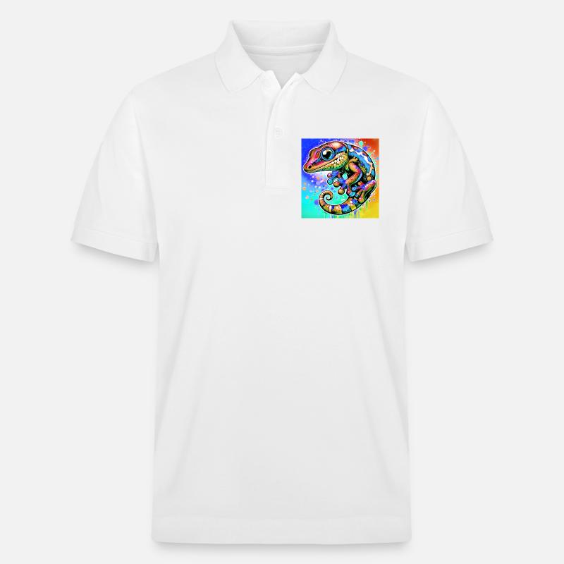 Gecko - Polo PREPSTER bio Stanley/Stella Unisexe - blanc