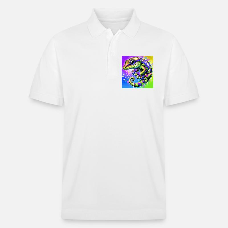 Gecko - Polo PREPSTER bio Stanley/Stella Unisexe - blanc