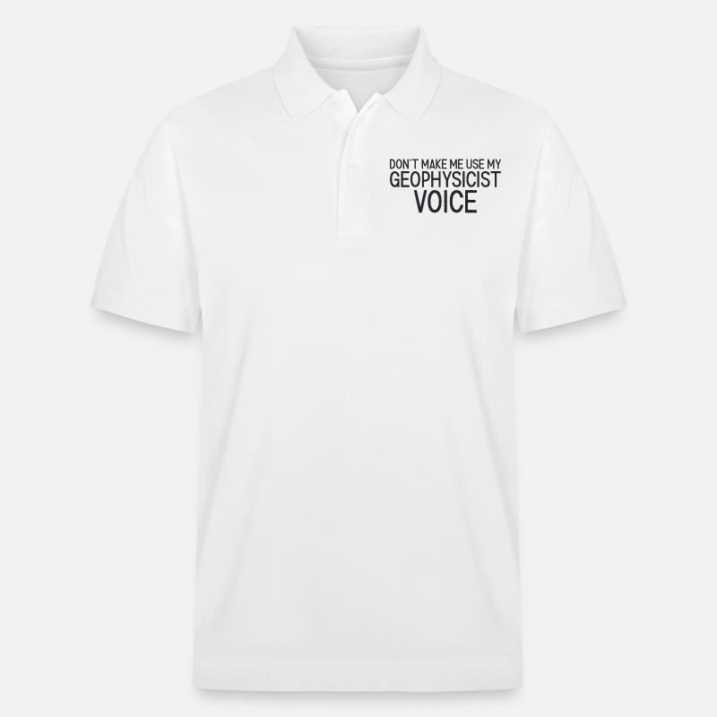 Geophysicist Voice Geophysics - Stanley/Stella Unisex Bio-Poloshirt PREPSTER - Weiß