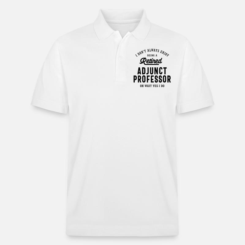 Retired Adjunct Professor Pride - Stanley/Stella Unisex Organic Polo Shirt PREPSTER - white
