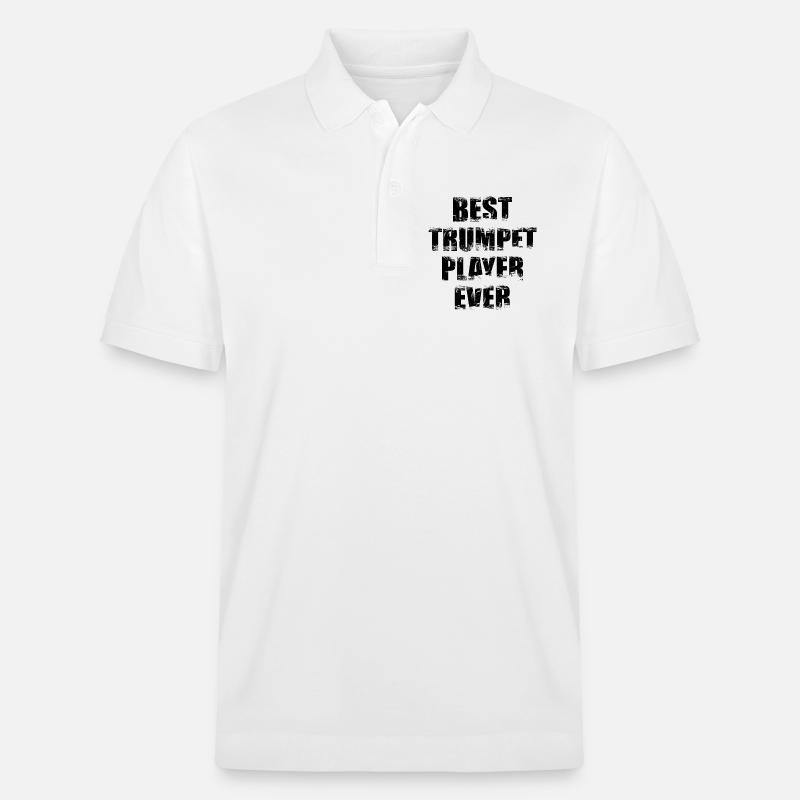 Bester Trompeter - Stanley/Stella Unisex Bio-Poloshirt PREPSTER - Weiß