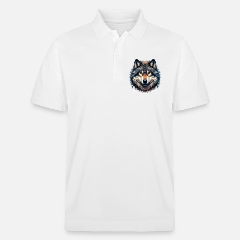 Wolf - Stanley/Stella Unisex Bio-Poloshirt PREPSTER - Weiß