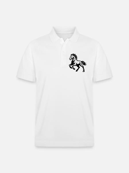 Cheval - Polo PREPSTER bio Stanley/Stella Unisexe - blanc