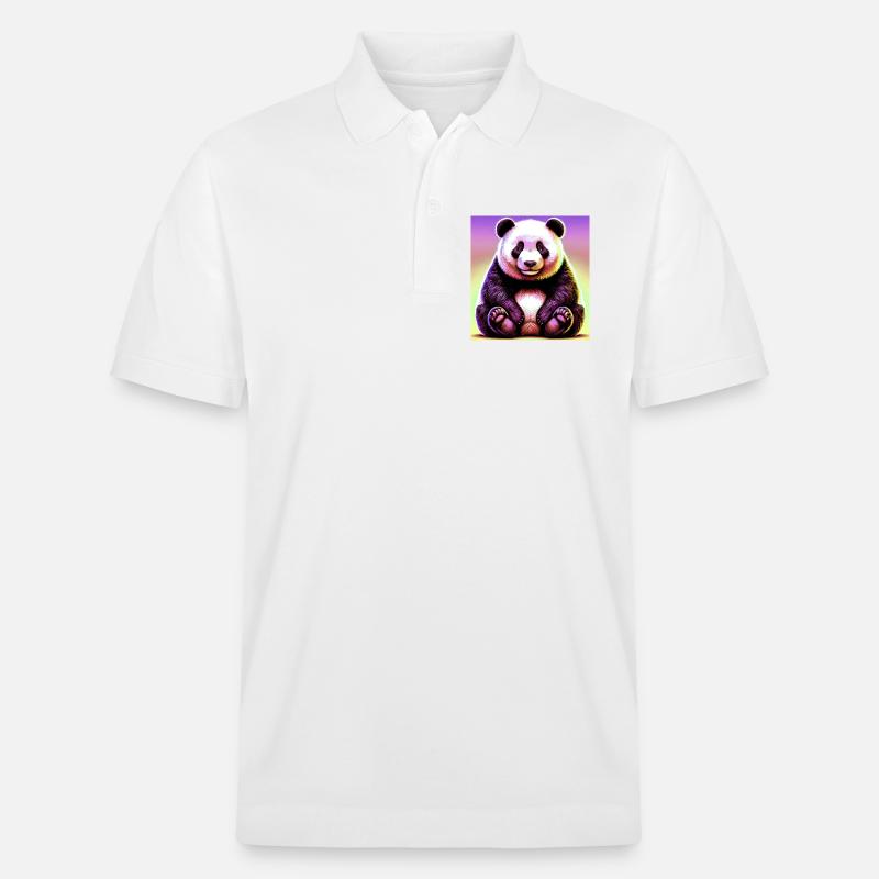 panda - Polo PREPSTER bio Stanley/Stella Unisexe - blanc