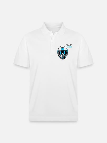 Drohnenpilot 2 - Stanley/Stella Unisex Bio-Poloshirt PREPSTER - Weiß