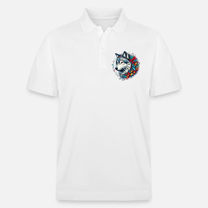 Loup - Polo PREPSTER bio Stanley/Stella Unisexe - blanc