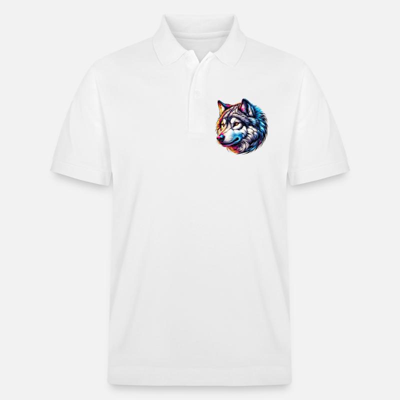 Wolf - Stanley/Stella Unisex Bio-Poloshirt PREPSTER - Weiß