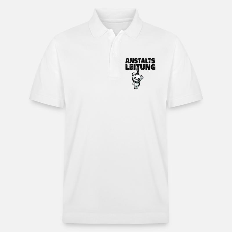 Anstaltsleitung Teddy - Stanley/Stella Unisex Bio-Poloshirt PREPSTER - Weiß